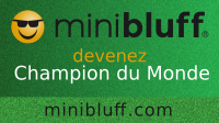 Marie-chantale joue au Minibluff